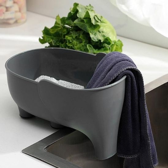 passoire gris bord évier
