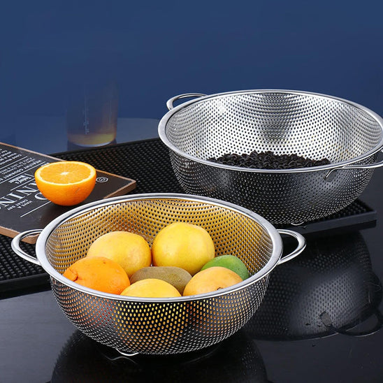 passoire inox fruits