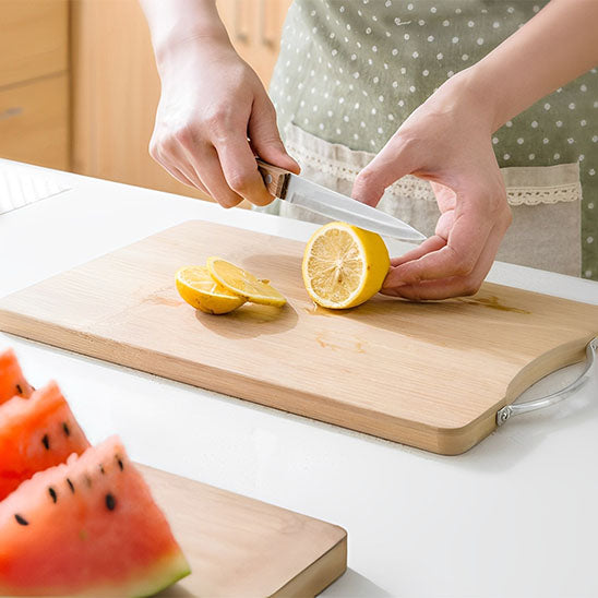 planche a decouper decoupe citrons