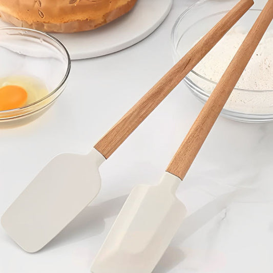 ustensiles cuisine spatules blanc